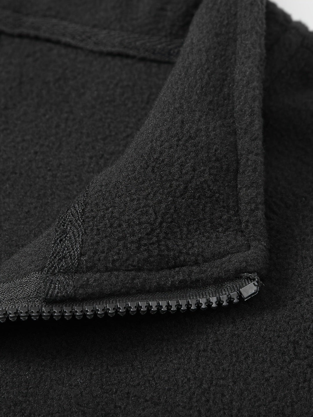 Half-Zip Stand-Collar Pullover for Men, Plus Size