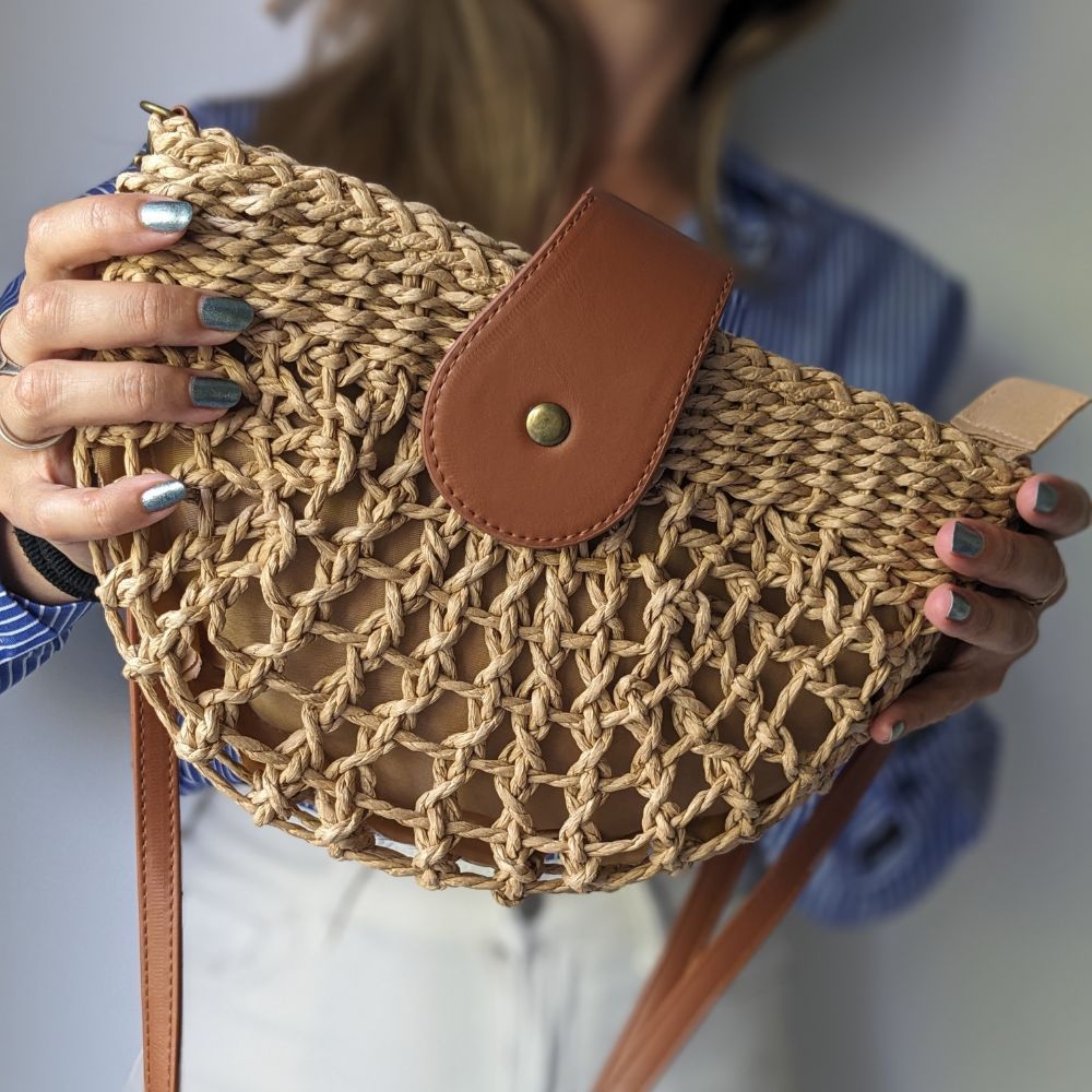 Braided Web Design Bag, Women's Stylish Fit