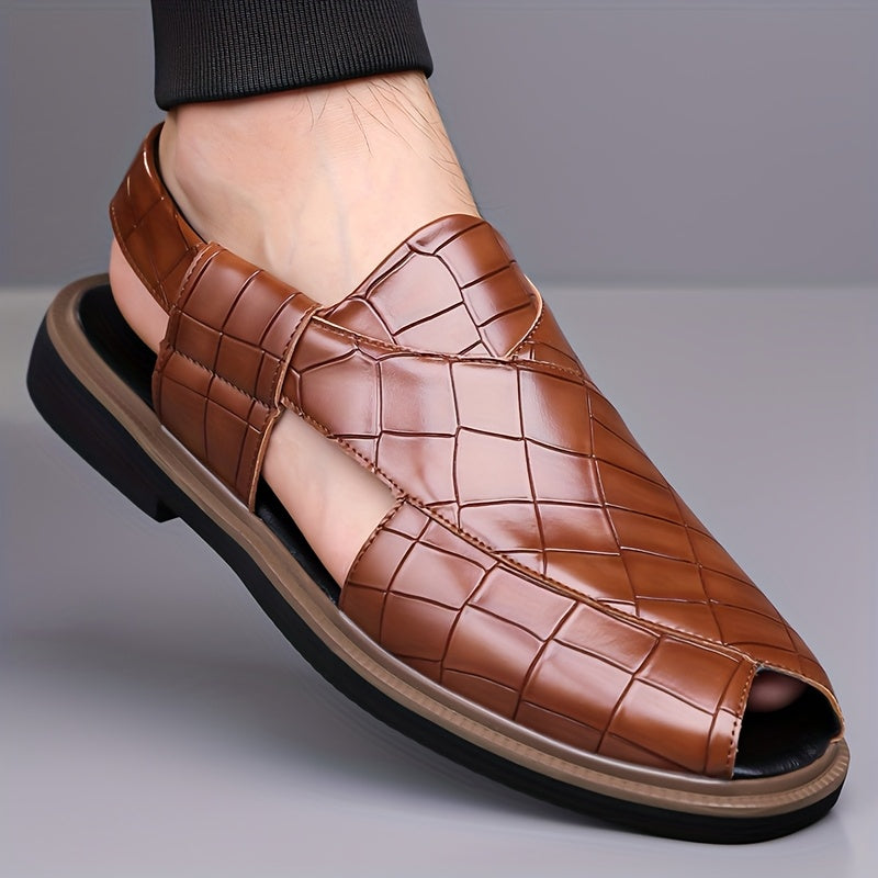 Woven-Style Comfort Sandals for Men