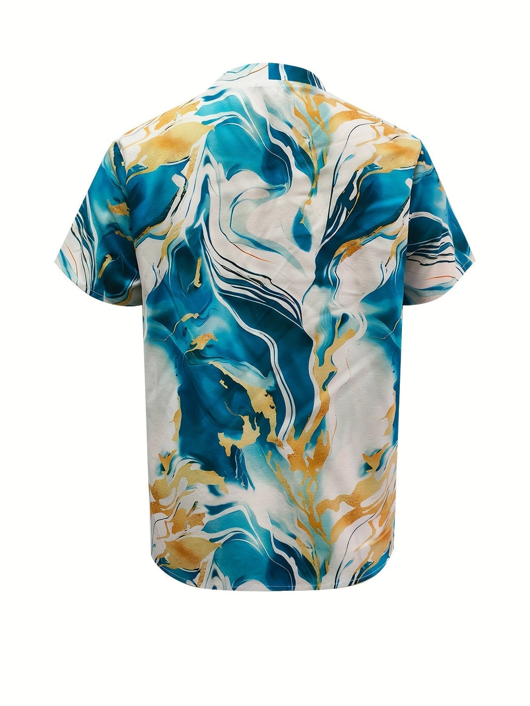Artful Swirl-Print Blouse for Women