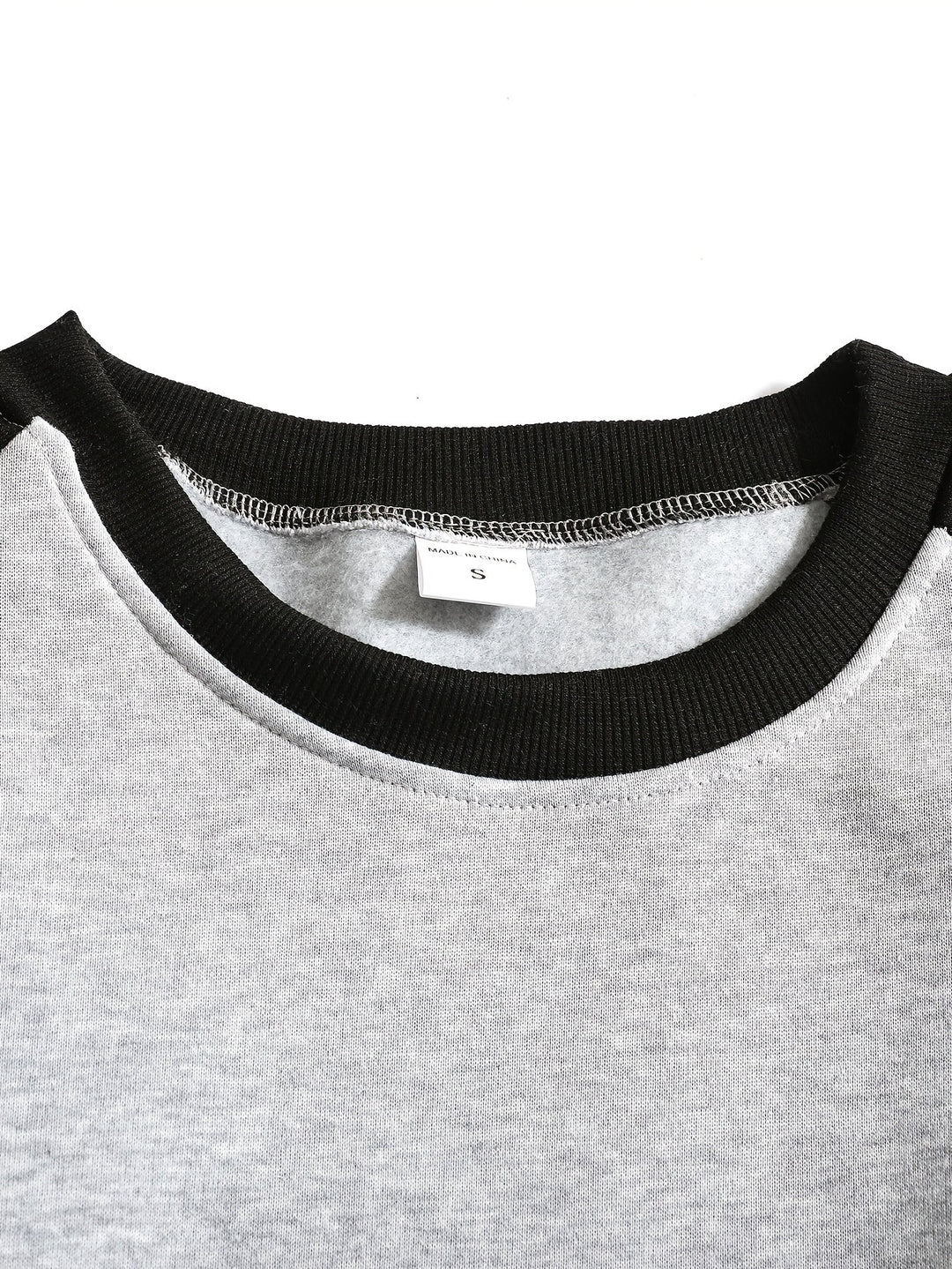 Classic Raglan Crew Neck Sweatshirt for Men