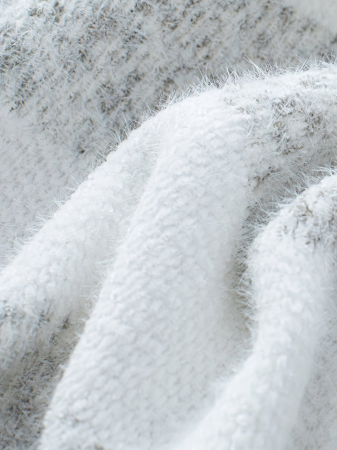 Grey Cozy High-Neck Sweater for Women