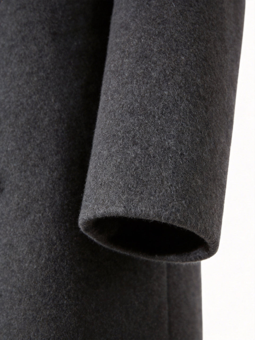 Refined Long Trench Coat for Men, Plus Size