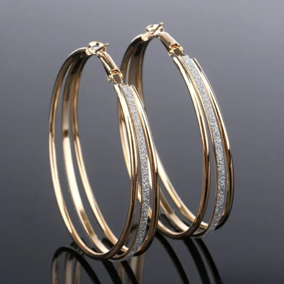 Retro Hoop Earrings for Women, Timeless Style