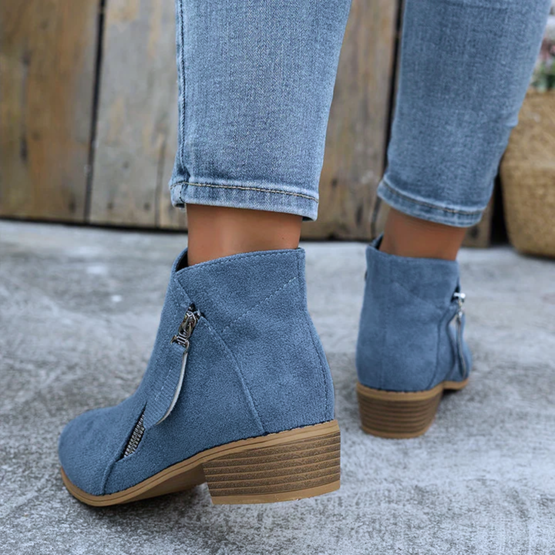 Comfortable Zipper Shoes for Women, Elegant Style