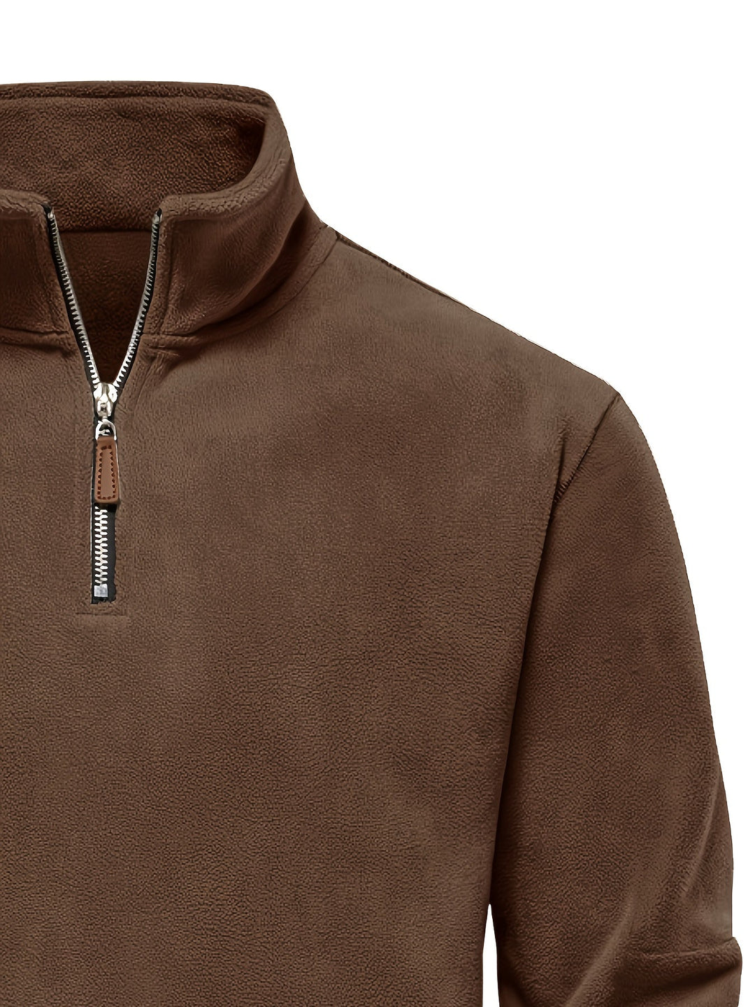 Men's Half-Zip Stand-Collar Pullover