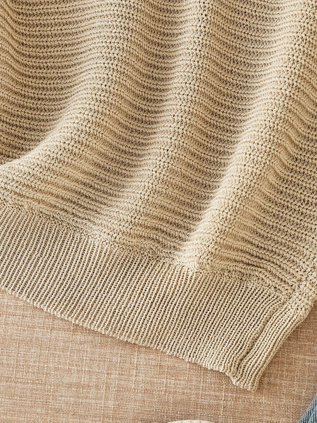 Open-Knit Sweater for Women, Relaxed Style