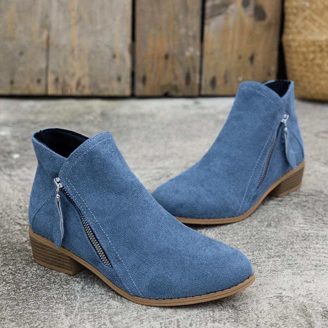 Comfortable Zipper Shoes for Women, Elegant Style