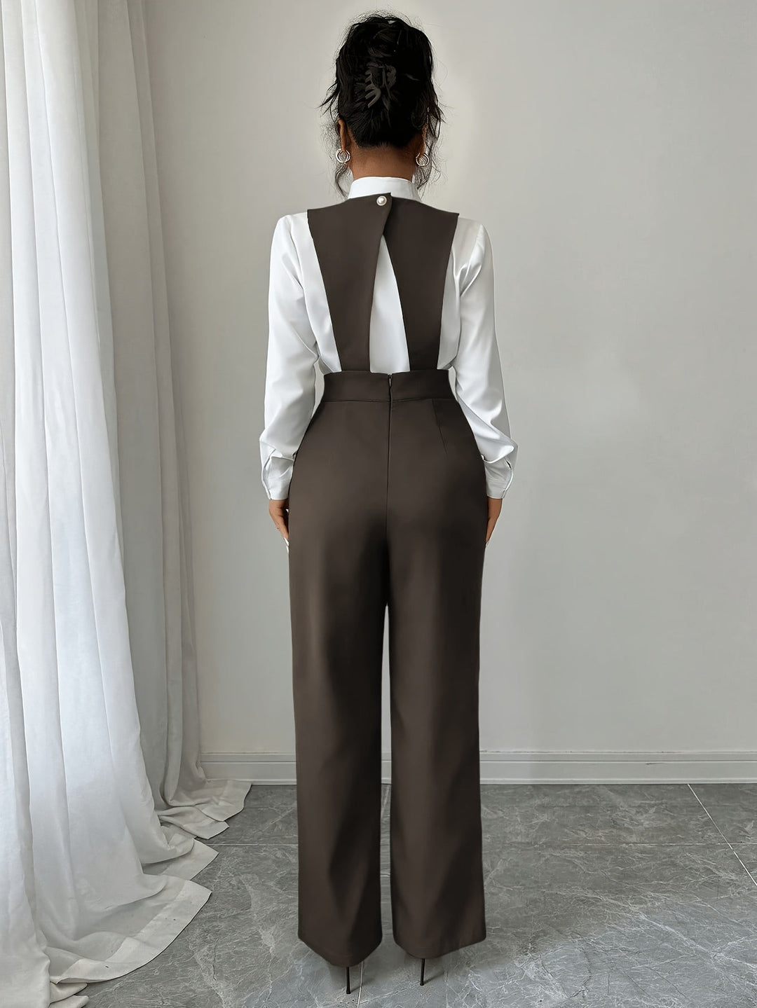 Wide-Leg Jumpsuit, Women's Tailored Fit