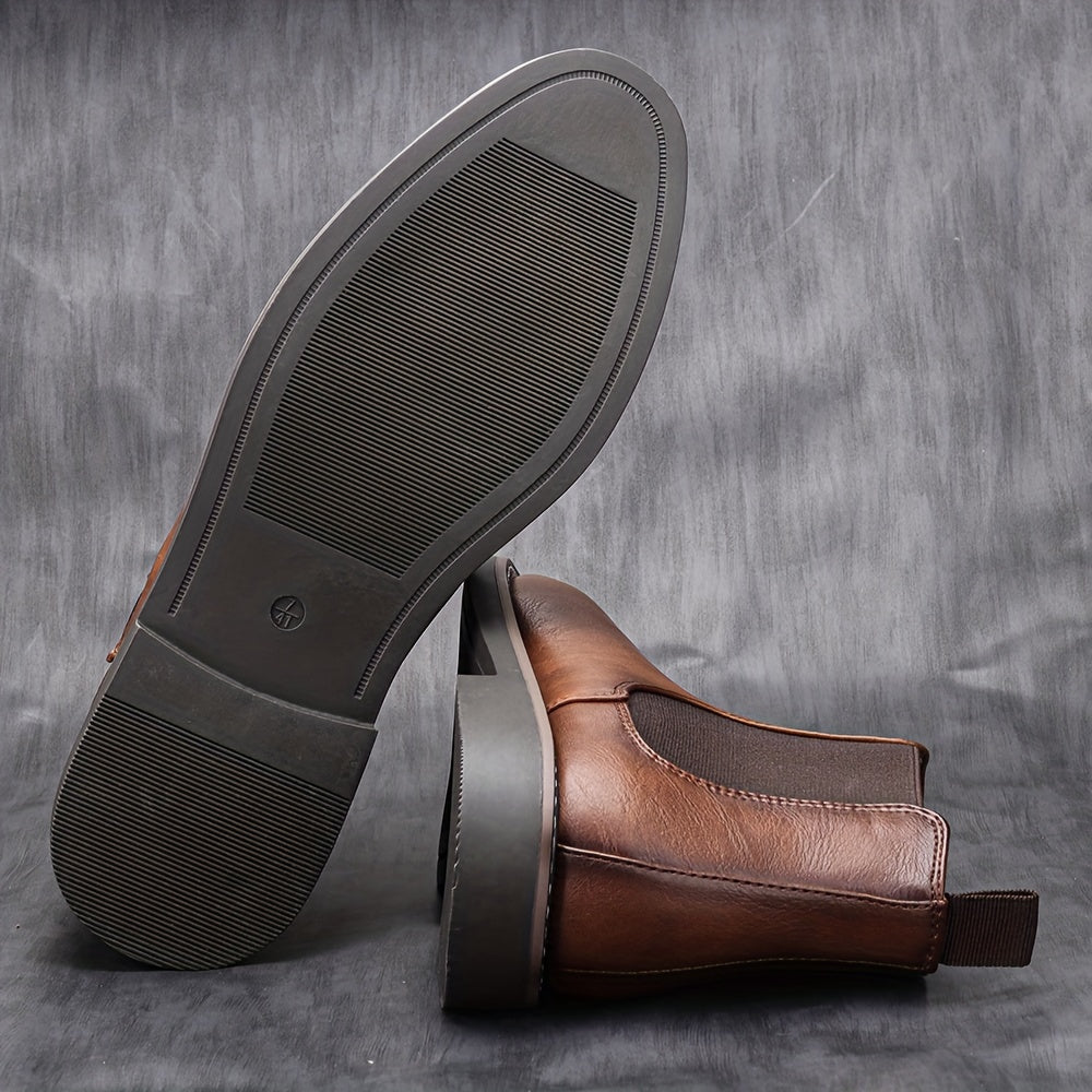 Refined Slip-On Chelsea Boots for Men