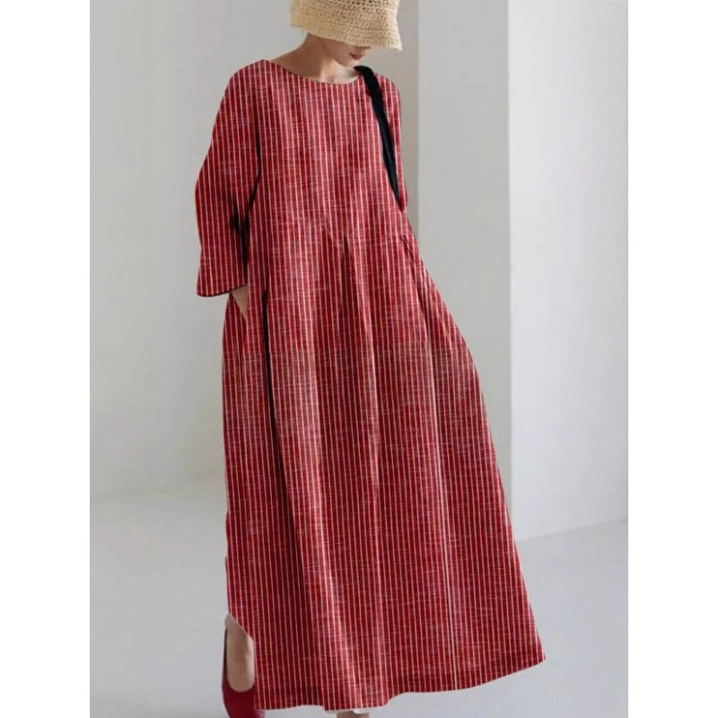 Women's Printed Midi Dress