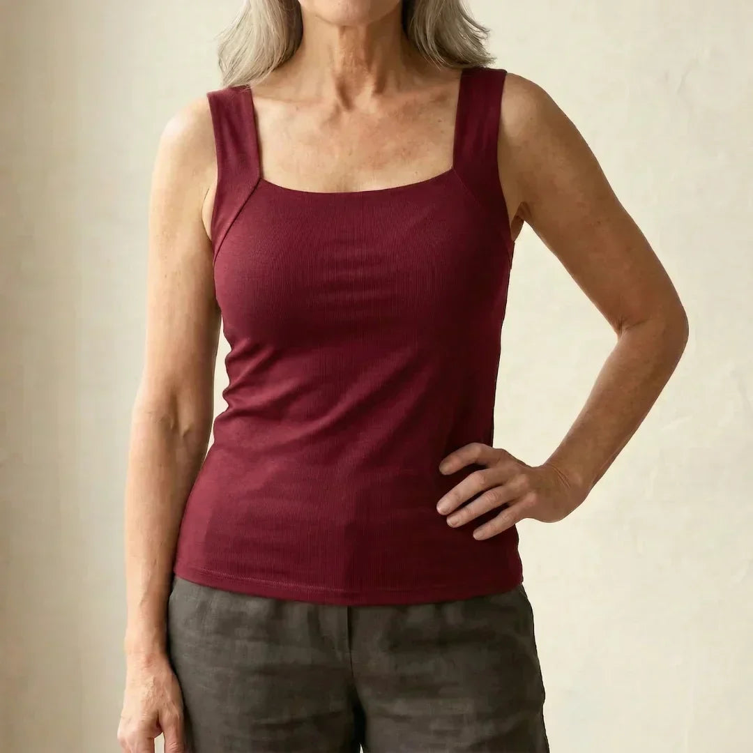 Built In Comfort Bra Tanktop for Women, Plus Size
