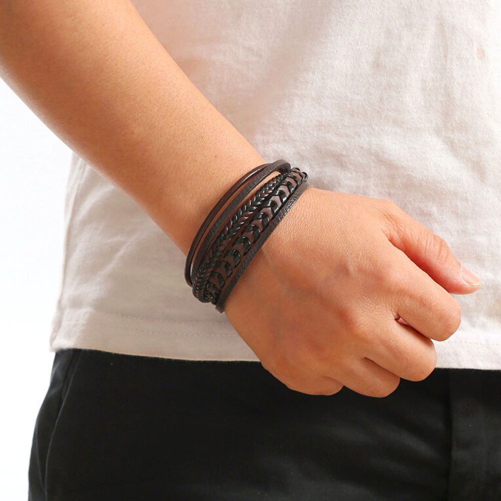 Braided Viking Bracelet for Men