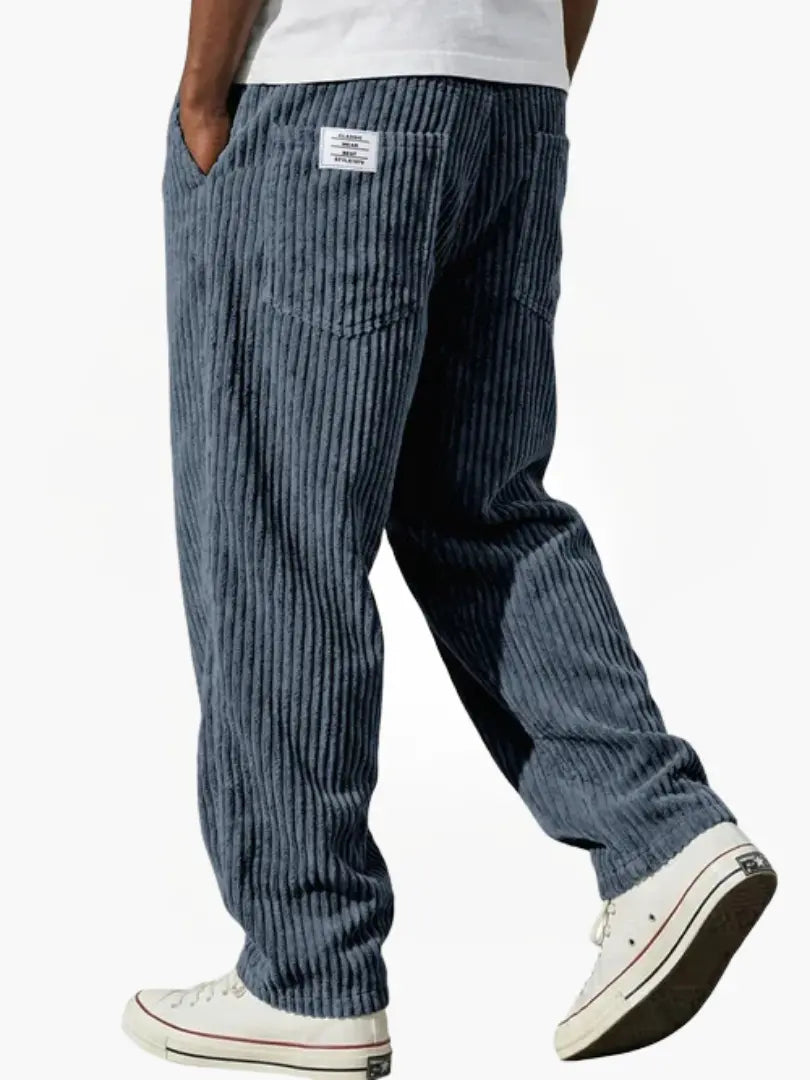 Vintage-Inspired Corduroy Trousers for Men