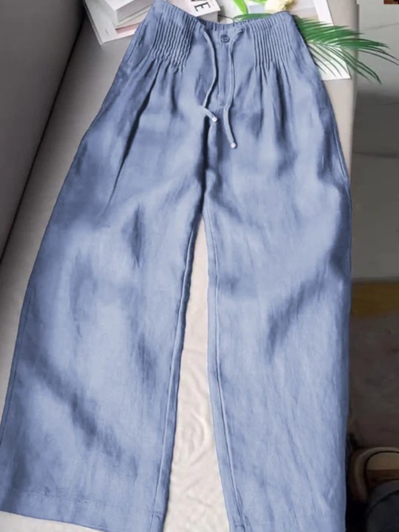 Ladies Elegant Wide Leg Lace Pants