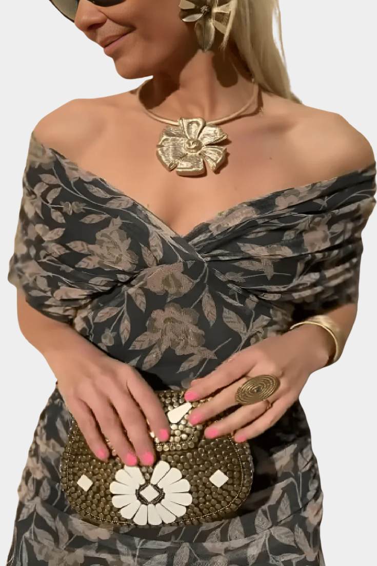 Off-Shoulder Dress for Women, Elegant Style