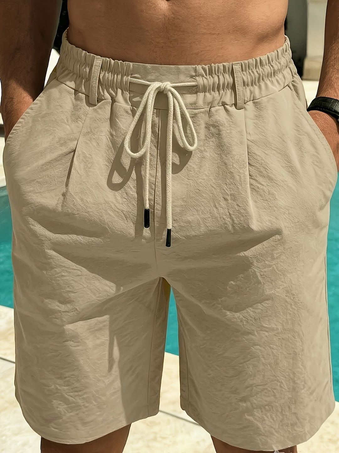 Drawstring Shorts for Men, Relaxed Style