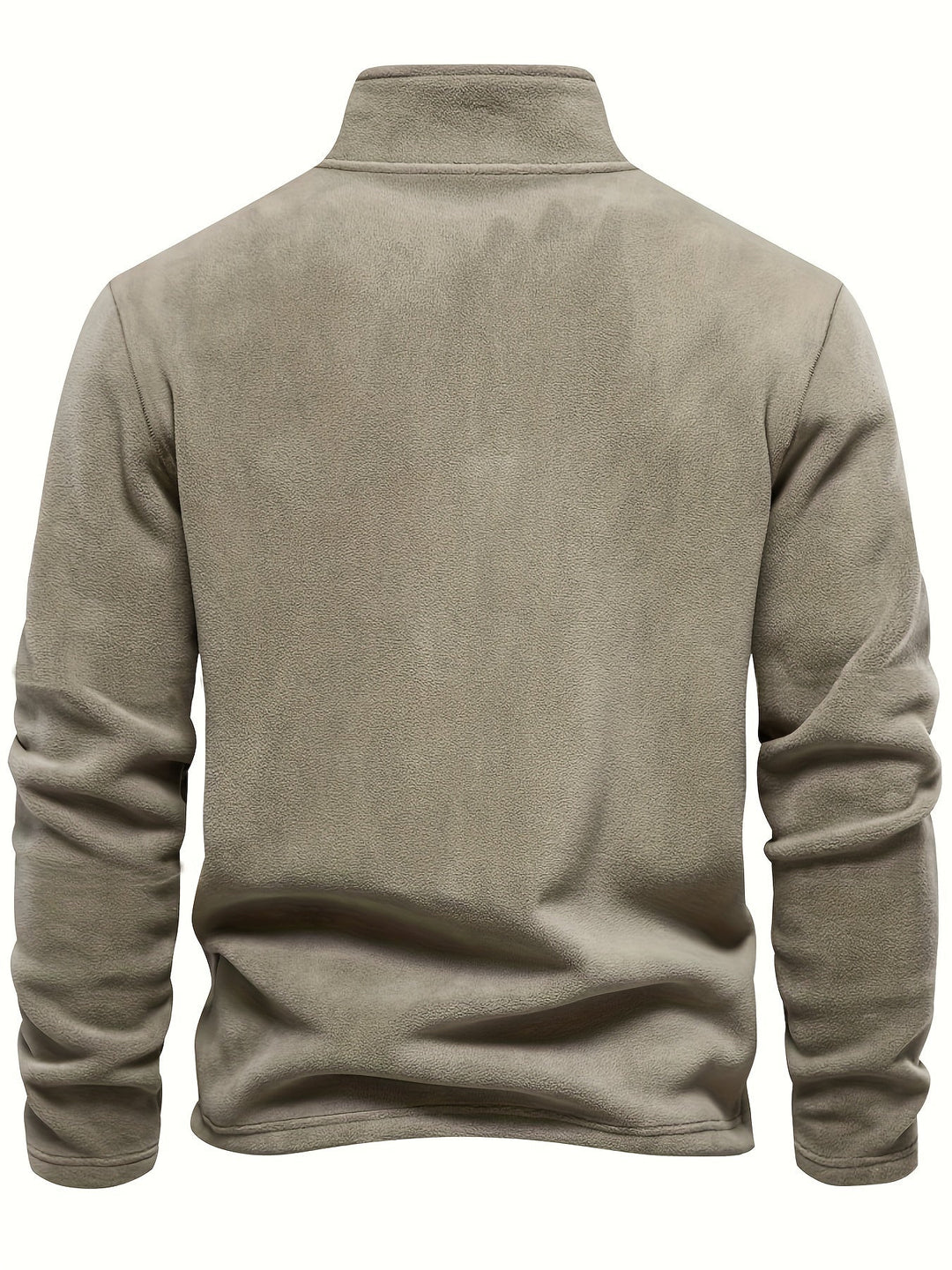 Men's Half-Zip Stand-Collar Pullover