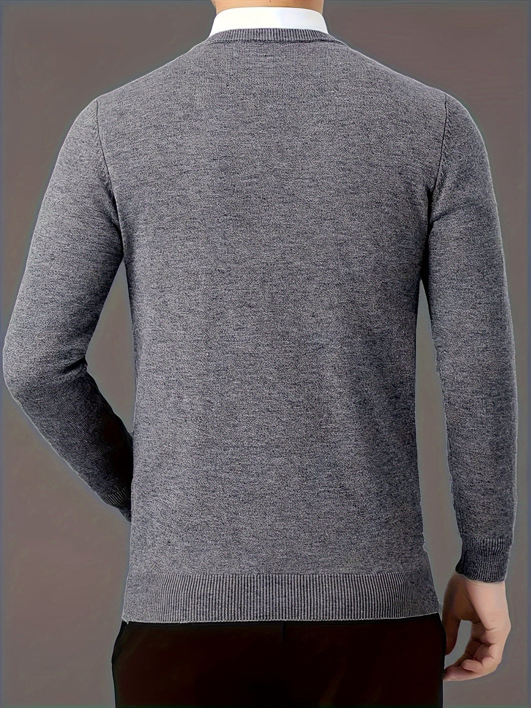 V-Neck Sweater for Men, Refined Style