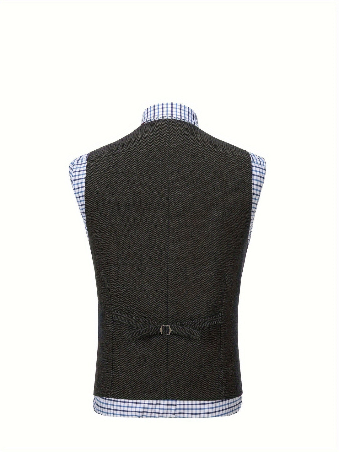 Heritage Herringbone Vest for Men, Plus Size