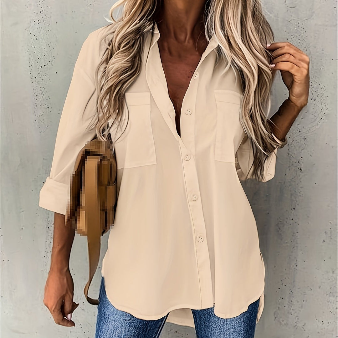 Button-Up Shirt, Women's Relaxed Fit