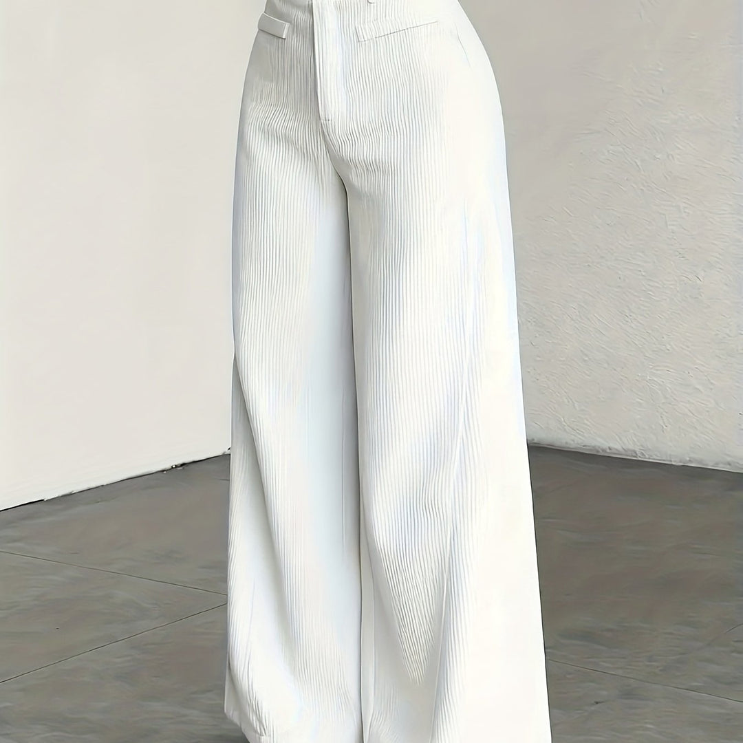High-Waisted Wide-Leg Trousers for Women