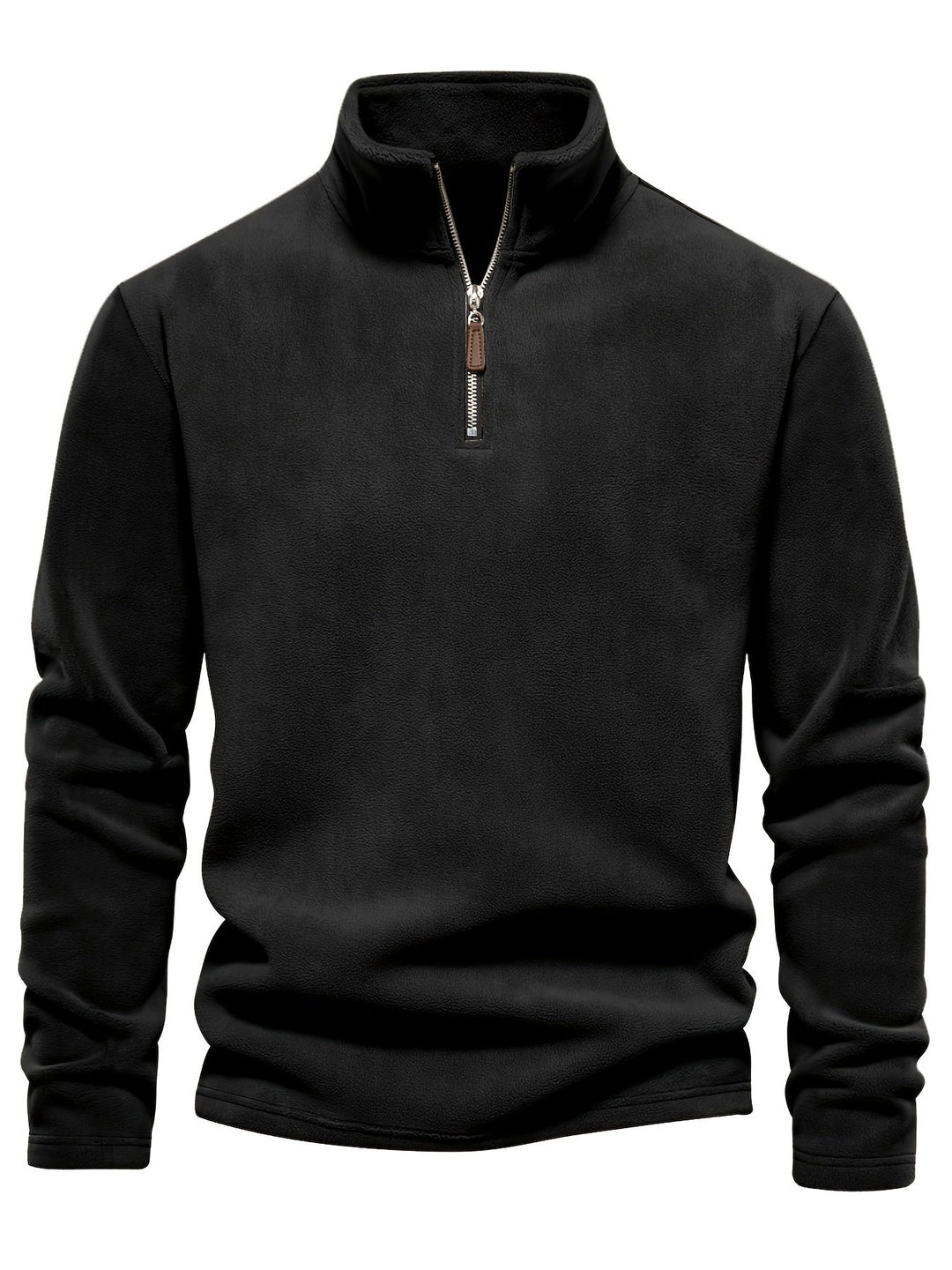 Men's Half-Zip Stand-Collar Pullover