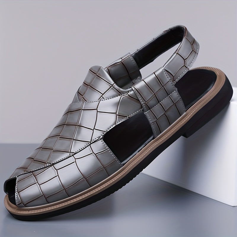 Woven-Style Comfort Sandals for Men