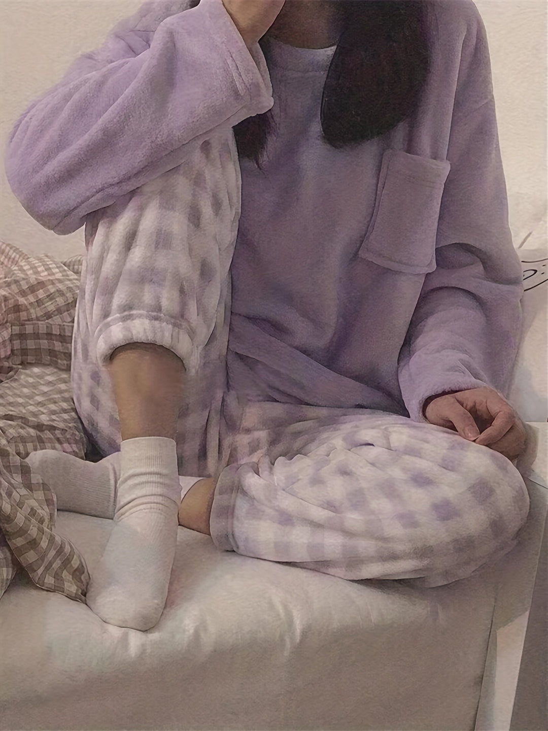 Lounge Two-Piece Set for Women, Cozy Style