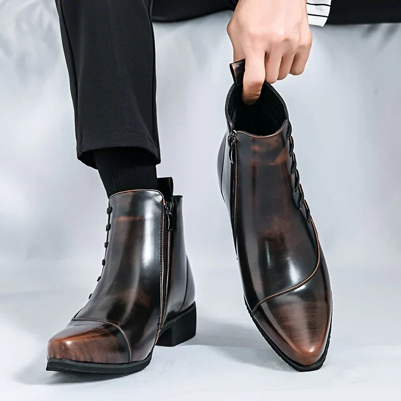 Refined Ankle Boots for Men