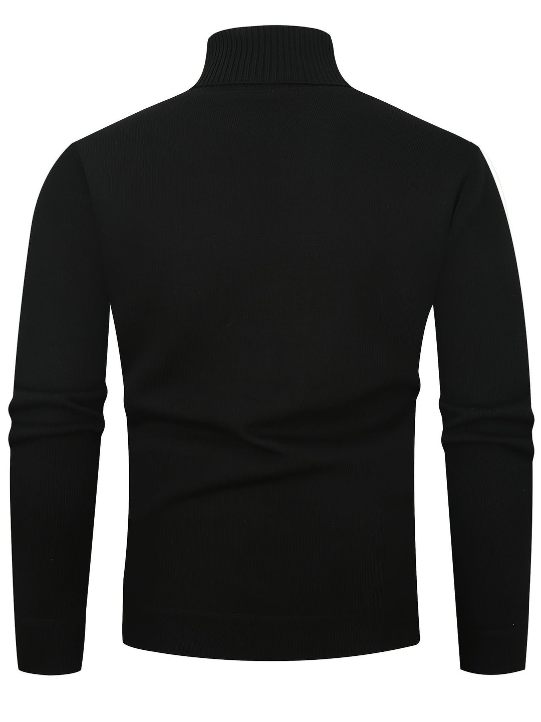 High-Neck Sweater for Men, Cozy Style