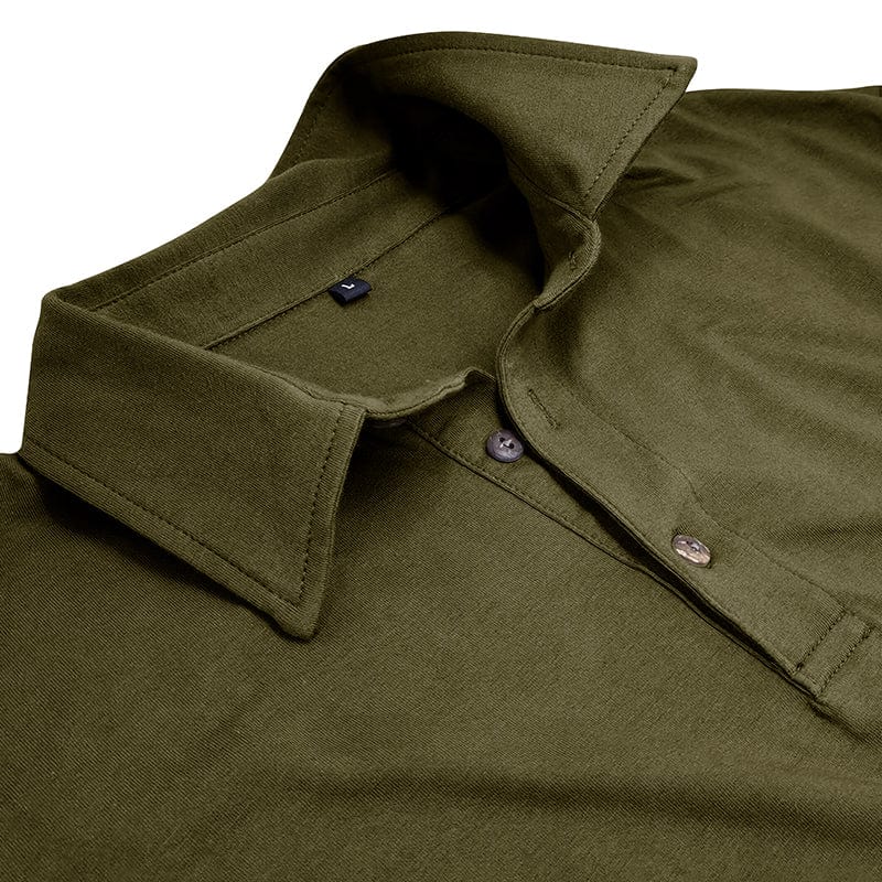 Premium Long-Sleeve Polo for Men, Stylish Style