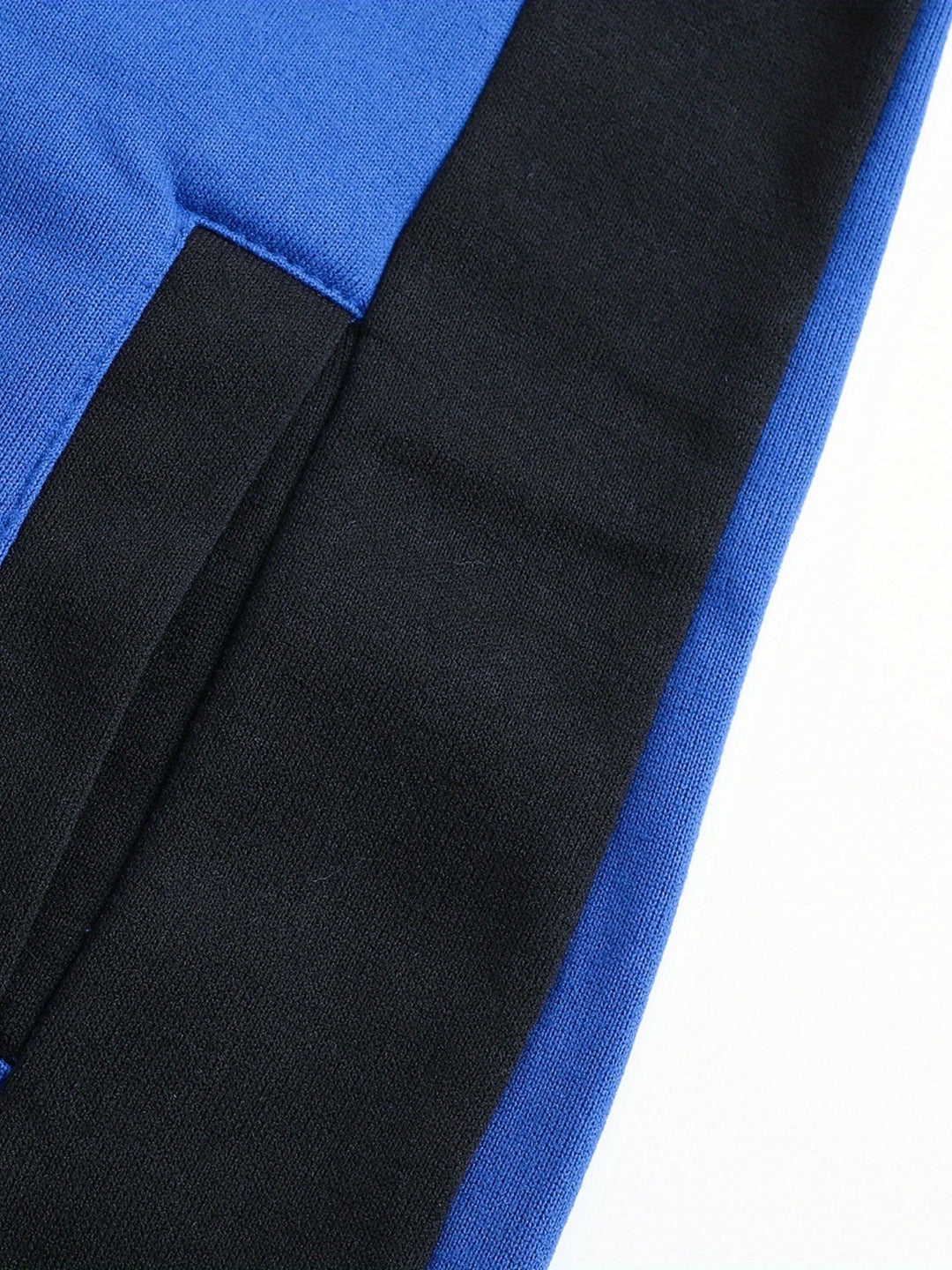 Color Block Zip-Up Hooded Jacket for Men