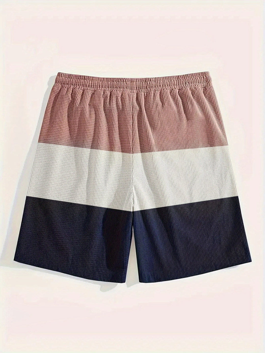 Color Block Casual Shorts for Men