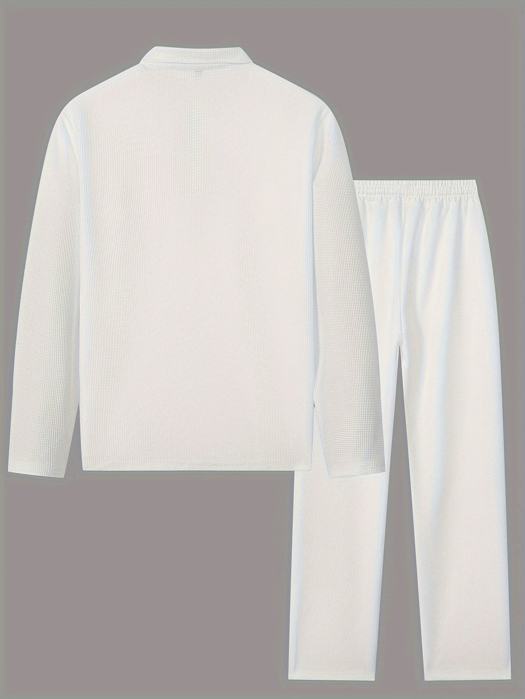 Textured Two-Piece Set, Men's Relaxed Fit