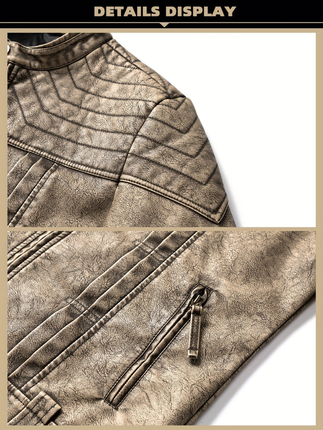 Moto Jacket for Men, Rugged Style