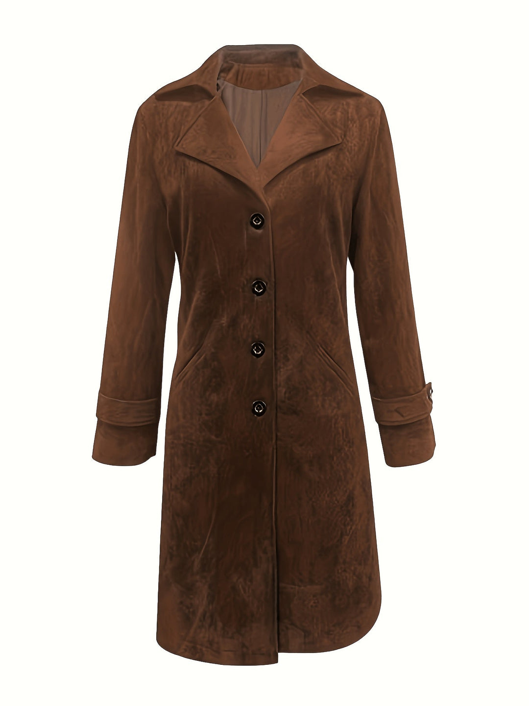Longline Coat for Women, Refined Style