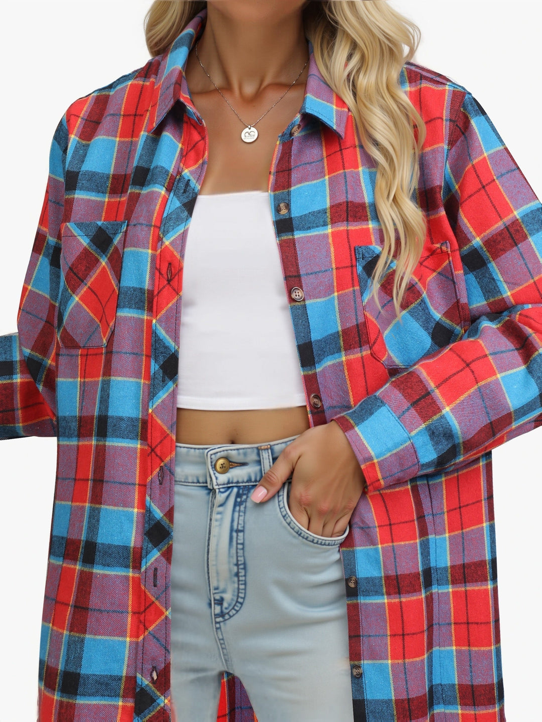 Buffalo Check Shirt, Women's Relaxed Fit