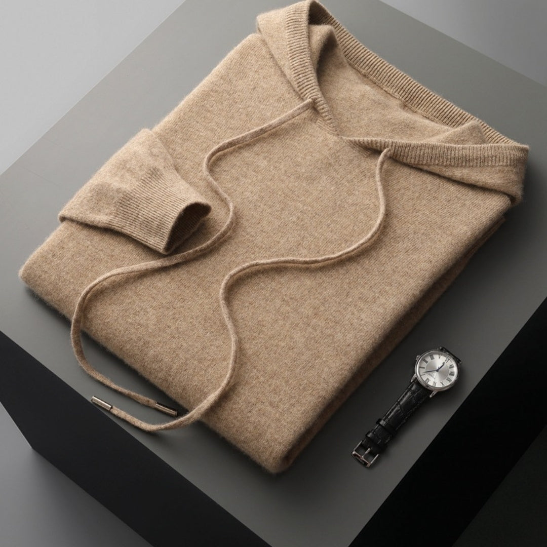 Soft-Knit Hoodie for Men, Plus Size