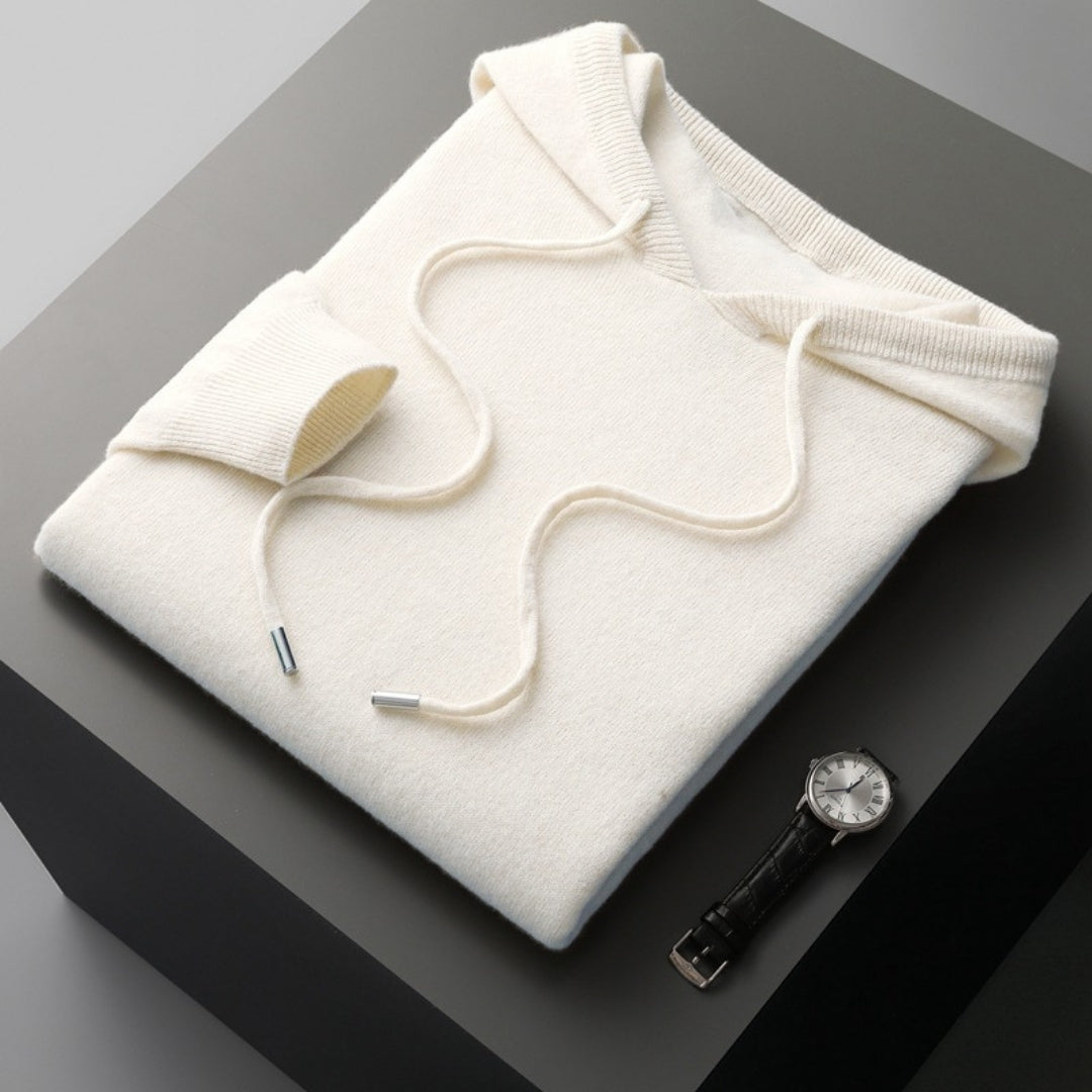 Soft-Knit Hoodie for Men, Plus Size