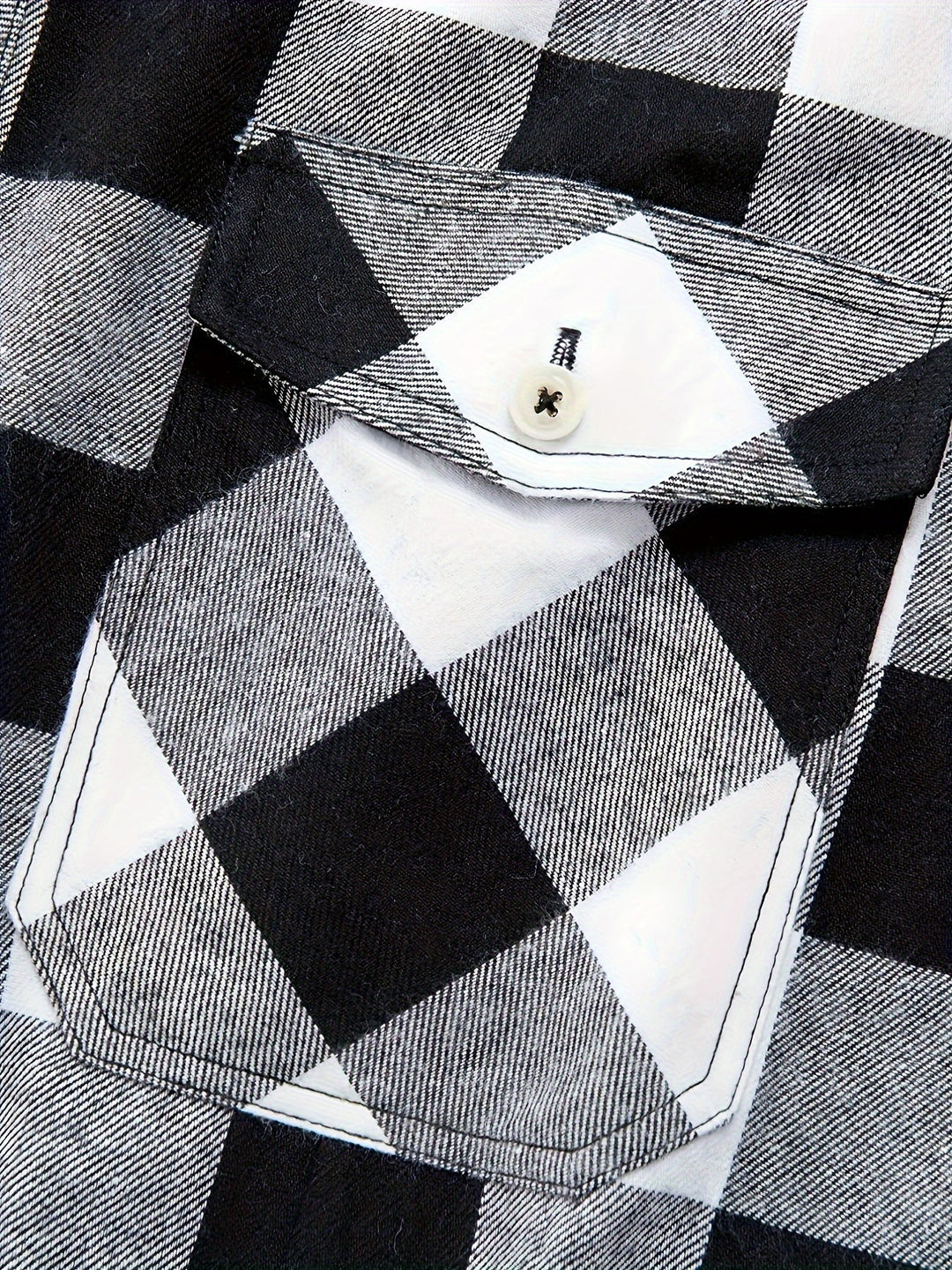 Checked Flannel Shirt for Men, Classic Style