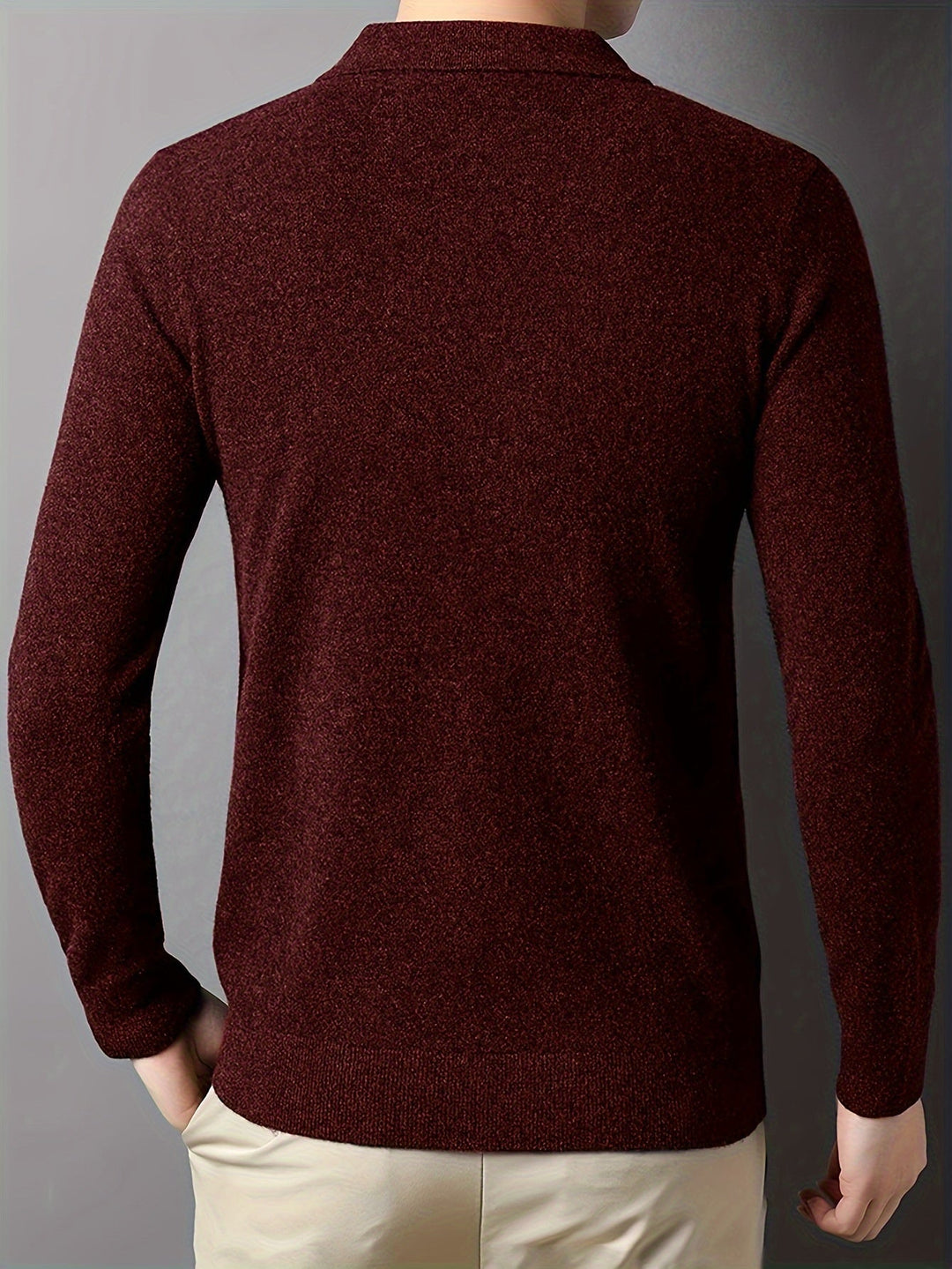 Collared Polo Shirt for Men, Refined Style