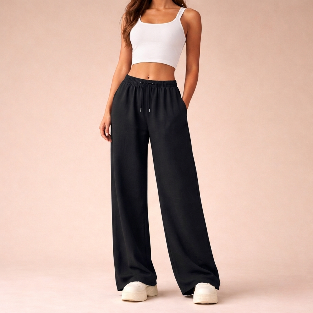 Wide-Leg Joggers, Women's Relaxed Fit