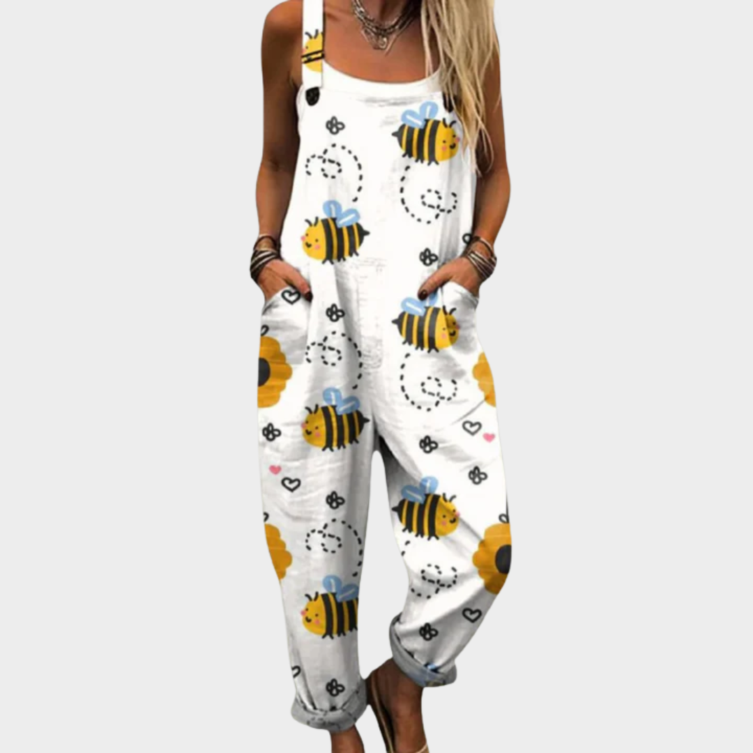 Pocket Bee Art Jumpsuit for Men, Stylish Style