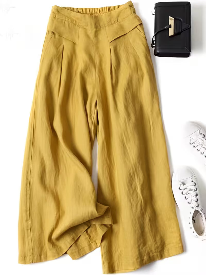 Breathable Loose Wide-Leg Pants for Women