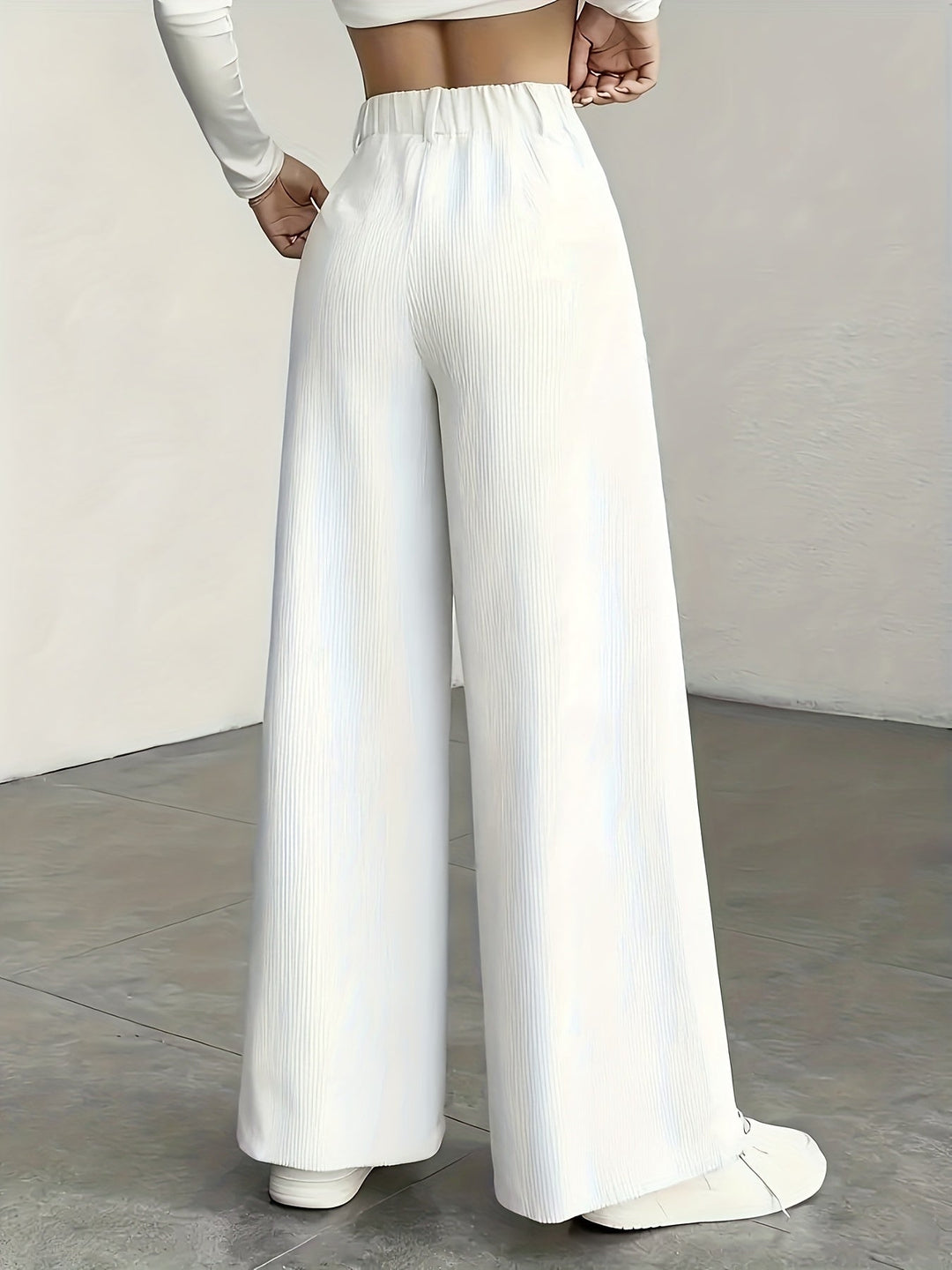 High-Waisted Wide-Leg Trousers for Women