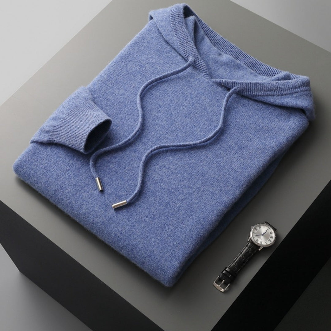 Soft-Knit Hoodie for Men, Plus Size