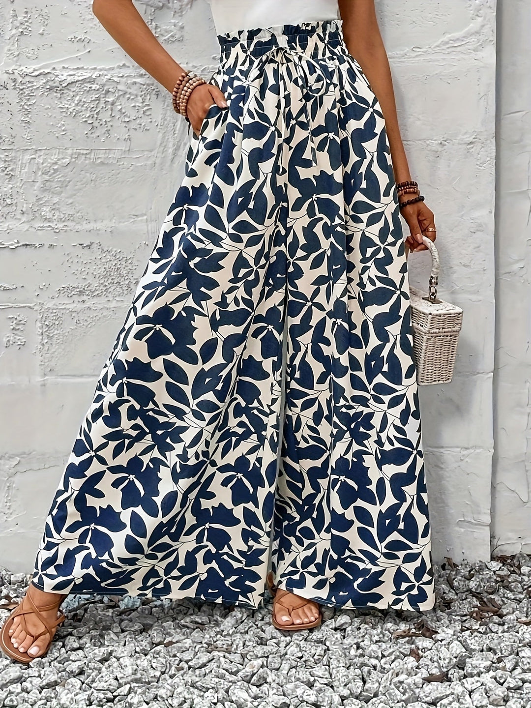 Flowing Wide-Leg Trousers for Women