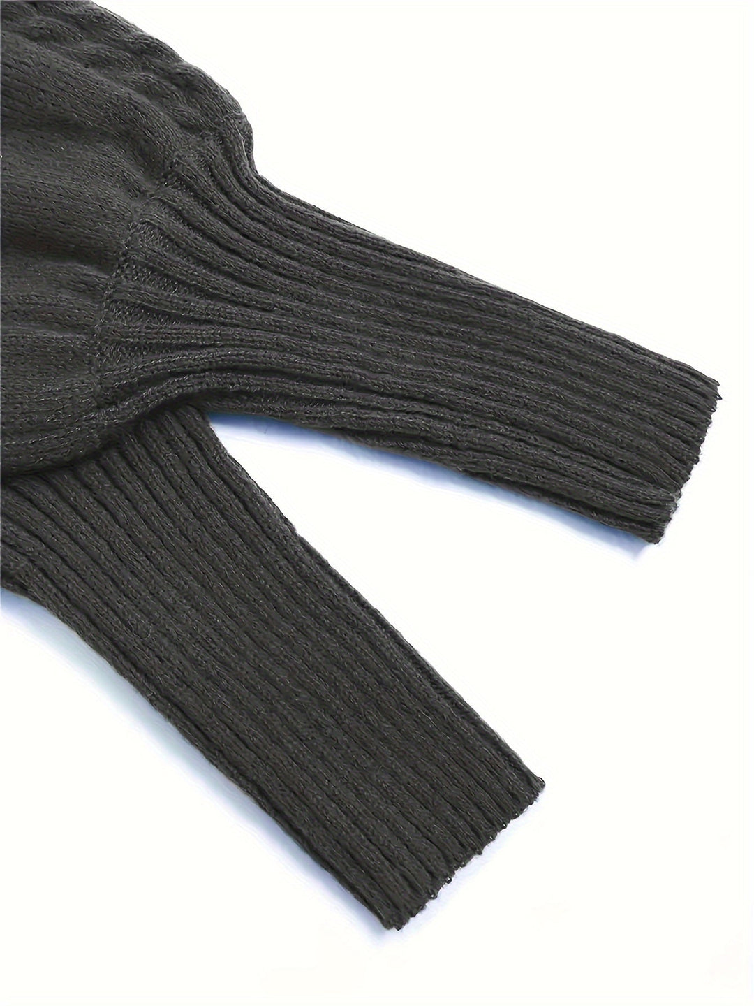 Half-Collar Sweater for Women, Textured Style
