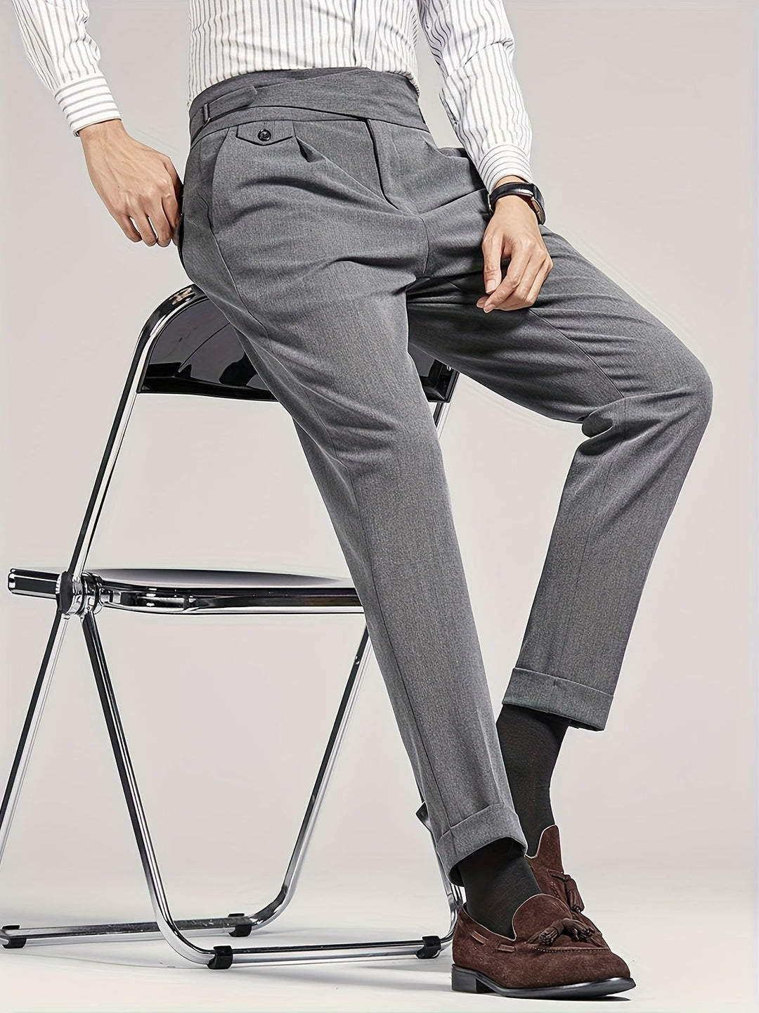 Pleated Trousers, Men's Tailored Fit